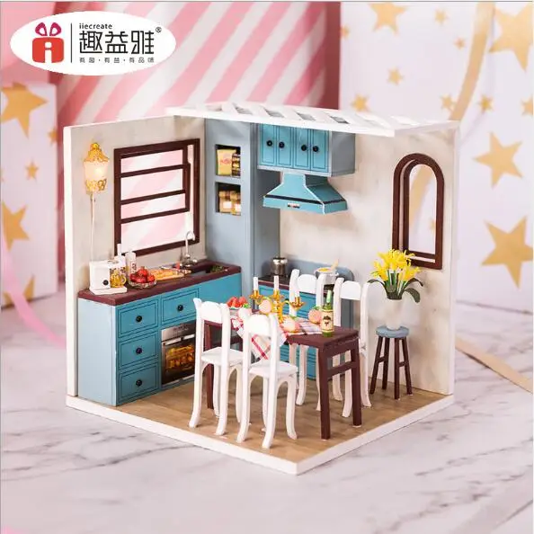 Doll House Miniature With Furnitures Diy Dollhouse Kitchen bedroom Wooden Toys For Children Birthday Christmas Gifts
Doll House Miniature With Furnitures Diy Dollhouse Kitchen bedroom Wooden Toys For Children Birthday Christmas Gifts