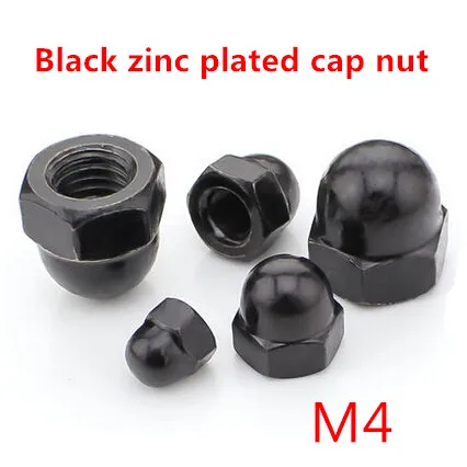100pcs/lot M4 Cap Nuts DIN1587 Black Steel Zinc Coated Acorn Nuts Metric Fastener
100pcs/lot M4 Cap Nuts DIN1587 Black Steel Zinc Coated Acorn Nuts Metric Fastener