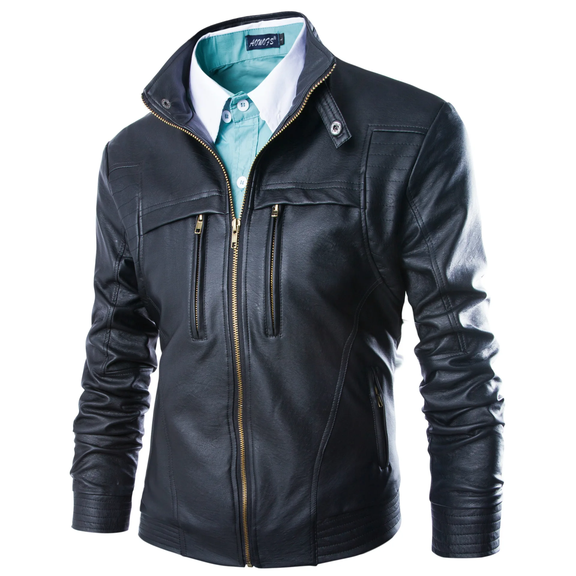Men's Leather Jackets Vintage PU Faux Fall Dropshipping moto bike Thin Coats Fashion Stand Collar Motorcycle Outerwear clothes
Men's Leather Jackets Vintage PU Faux Fall Dropshipping moto bike Thin Coats Fashion Stand Collar Motorcycle Outerwear clothes