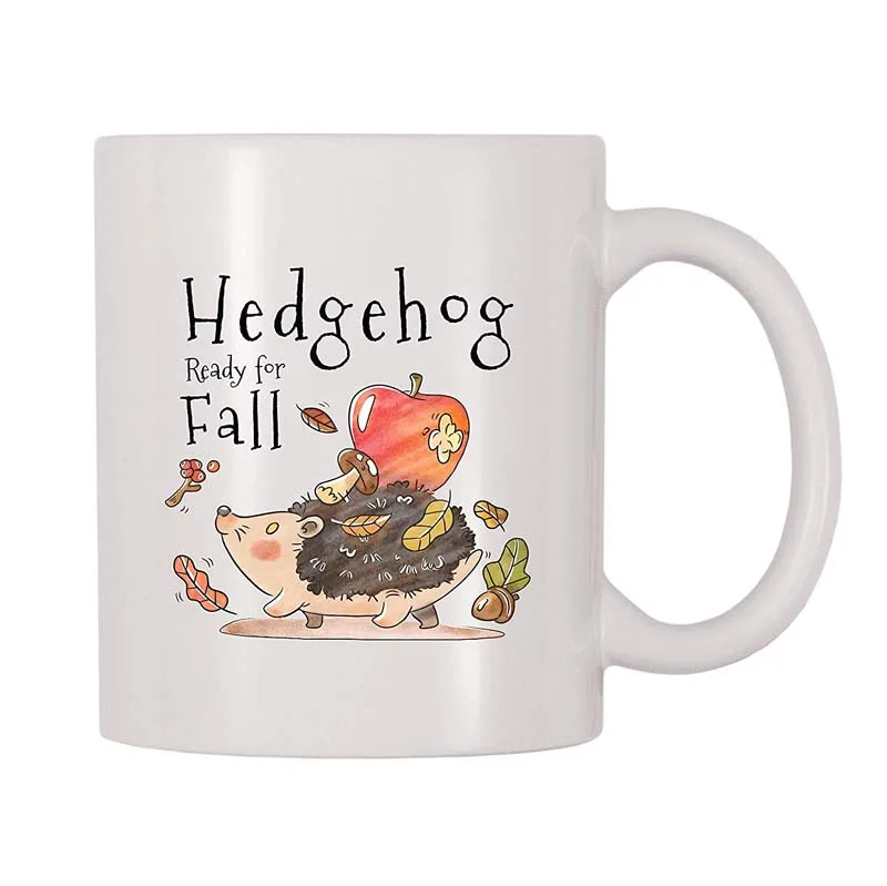 Personality Mug Hedgehog Ready For Fall Coffee Mug Funny Milk cup 11 Ounces Inspirational The Best Gift
Personality Mug Hedgehog Ready For Fall Coffee Mug Funny Milk cup 11 Ounces Inspirational The Best Gift