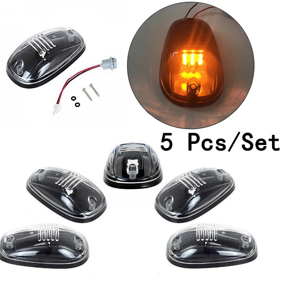 Connection 2400Lm Amber 5 Pcs/Set 12V Top Cab Roof Lights Running Marker Warning Lights Dust Cover For Dodge/Ford/Truck Car
Connection 2400Lm Amber 5 Pcs/Set 12V Top Cab Roof Lights Running Marker Warning Lights Dust Cover For Dodge/Ford/Truck Car