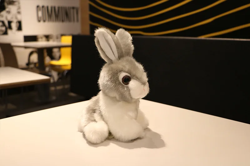 small cute plush simulation sitting rabbit toy high quality gray rabbit doll gift about 21cm 2980
small cute plush simulation sitting rabbit toy high quality gray rabbit doll gift about 21cm 2980