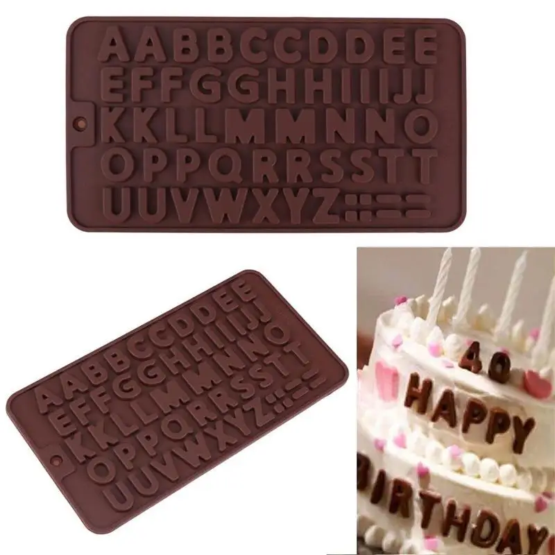 26 Alphabet Heart Silicone Chocolate Mold DIY Fondant Cake Decor Jelly Mould Kitchen Baking Tool
26 Alphabet Heart Silicone Chocolate Mold DIY Fondant Cake Decor Jelly Mould Kitchen Baking Tool