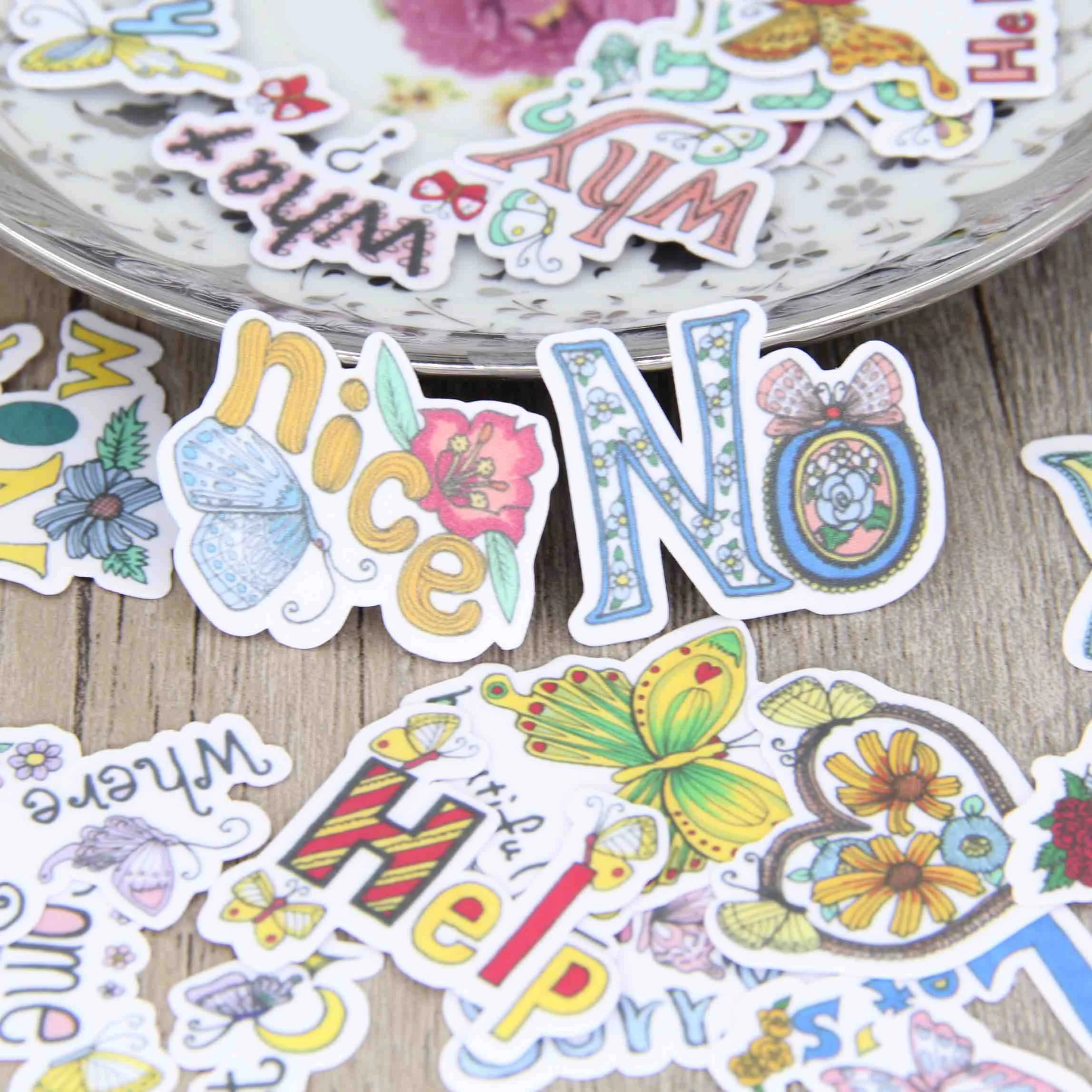 40pcs Pretty Butterfly Flower English Words Scrapbooking Stickers DIY Craft Decorative Sticker Pack Album Book Diary Deco
40pcs Pretty Butterfly Flower English Words Scrapbooking Stickers DIY Craft Decorative Sticker Pack Album Book Diary Deco