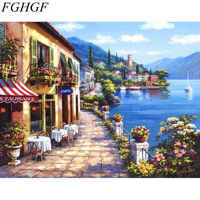 FGHGF Бескаркасный пейзаж, Эйфелева башня, DIY живопись по номерам, ручная живопись маслом, Акриловая Краска на холсте для гостиной
FGHGF Бескаркасный пейзаж, Эйфелева башня, DIY живопись по номерам, ручная живопись маслом, Акриловая Краска на холсте для гостиной