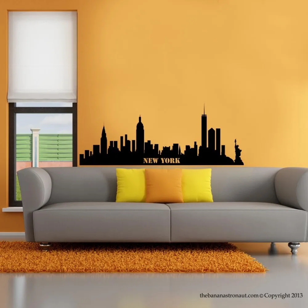 Free Shipping DIY vinyl wallpaper New York Skyline Easy Instant Modern Home Decor Wall Sticker Decal Removable
Free Shipping DIY vinyl wallpaper New York Skyline Easy Instant Modern Home Decor Wall Sticker Decal Removable