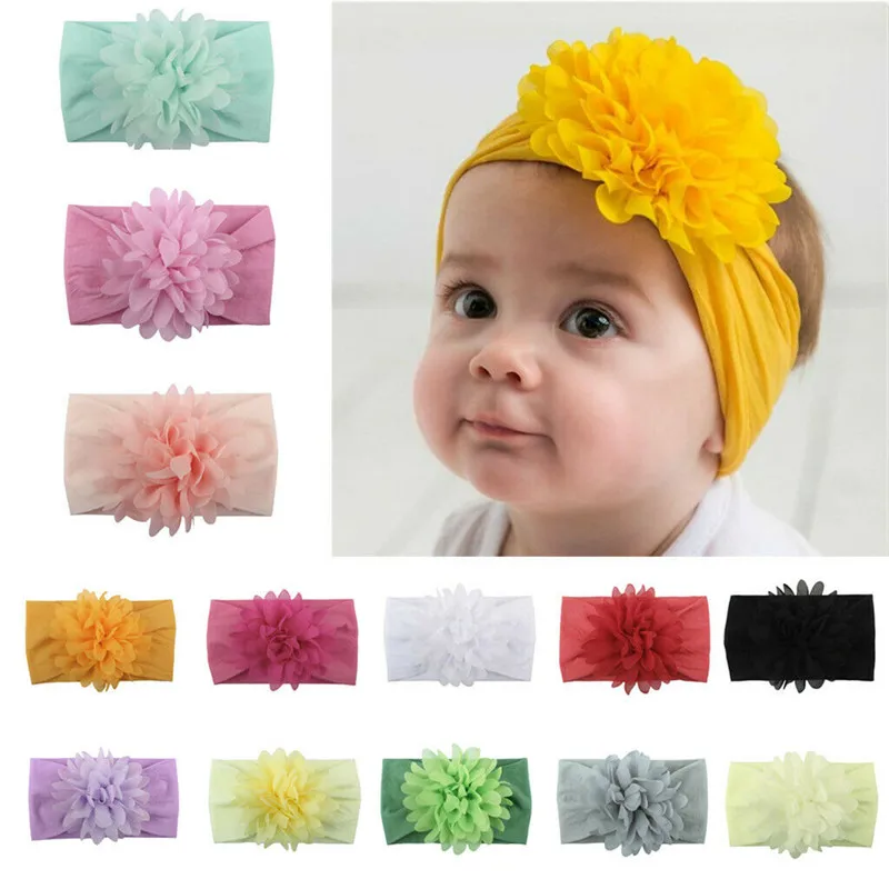Cute Girls Baby Toddler Turban Chiffon Flower Headband Hair Band Solid Headwear Hair Accessories Yellow Pink White 13Colors
Cute Girls Baby Toddler Turban Chiffon Flower Headband Hair Band Solid Headwear Hair Accessories Yellow Pink White 13Colors