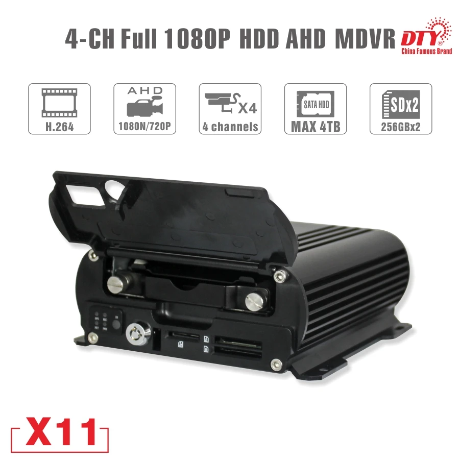 Автомобильный Такси автомобиль H.264 Система видеонаблюдения CCTV 4ch hdd