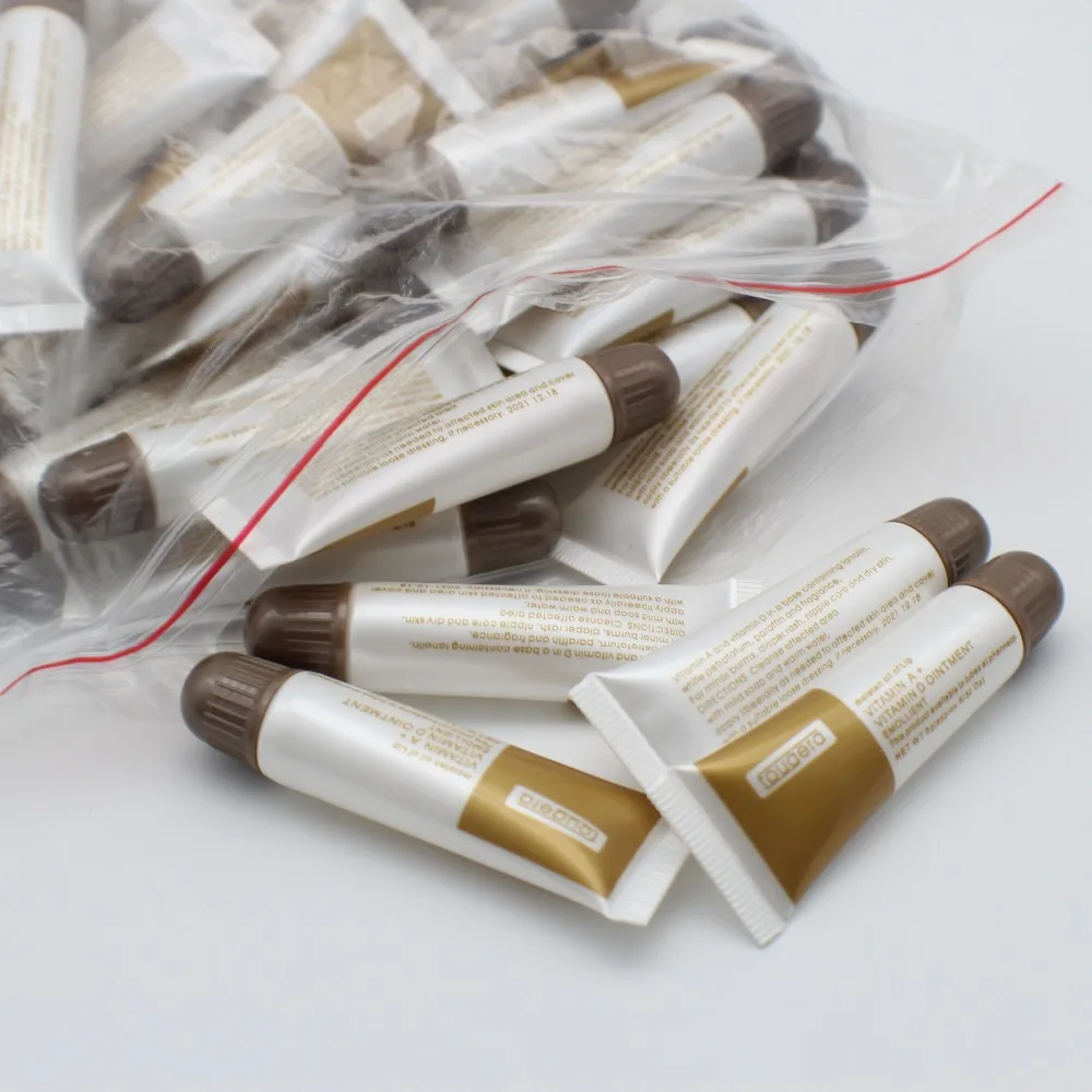 100Pcs/lot A & D Anti Scar Tattoo Aftercare Cream Tattoo Nursing Ointment Permanent Makeup Eyebrow Lips Repair Gel heal quickly
100Pcs/lot A & D Anti Scar Tattoo Aftercare Cream Tattoo Nursing Ointment Permanent Makeup Eyebrow Lips Repair Gel heal quickly