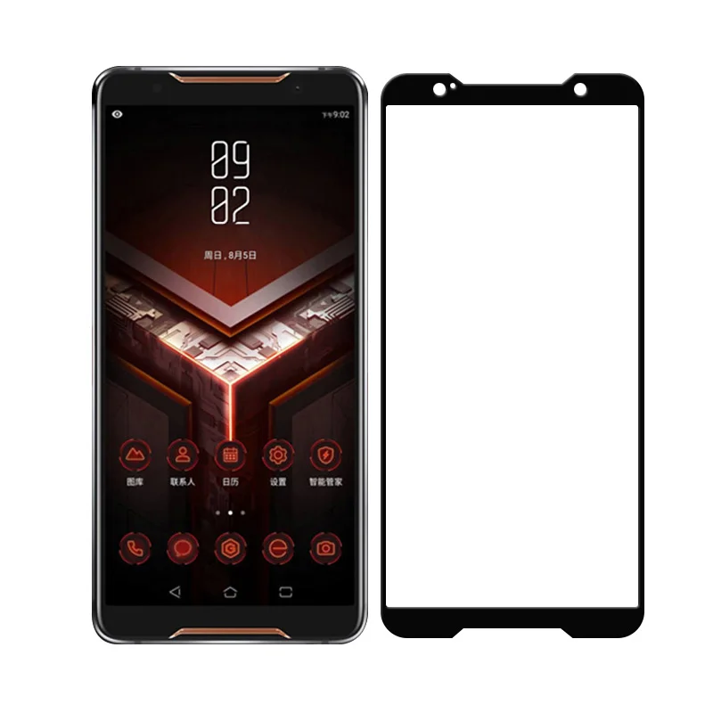 3D полное клеевое закаленное стекло для ASUS ROG Phone ZS600KL покрытие экрана Защитная