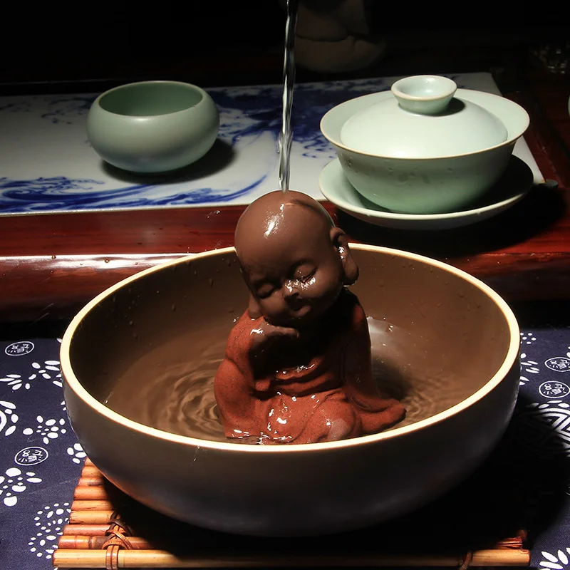 Исин сырой руды фиолетовый глиняный чай домашнее животное ручной работы милый