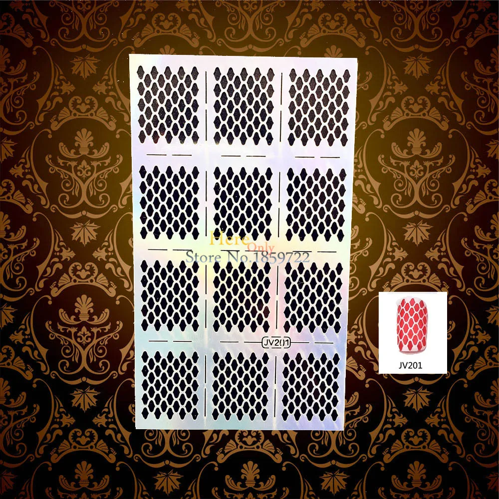 1 шт., трафарет для маникюра и дизайна ногтей
1 шт., трафарет для маникюра и дизайна ногтей