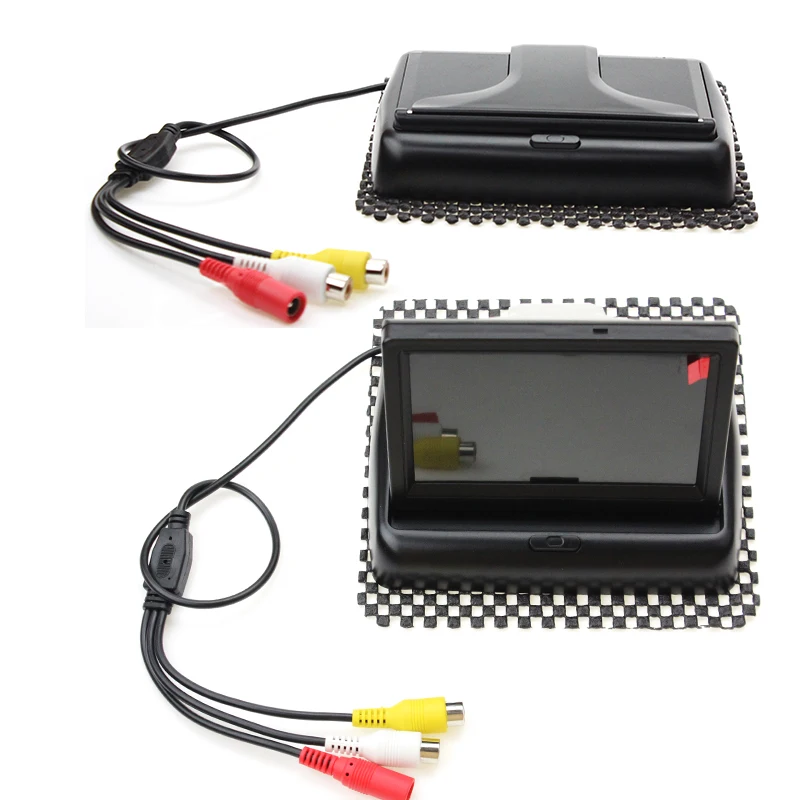 HaiSunny Car Foldable Monitor 4.3 inch Color LCD Auto Parking Rearview Monitors For Reverse Vehicle Camera Auto Parking System
HaiSunny Car Foldable Monitor 4.3 inch Color LCD Auto Parking Rearview Monitors For Reverse Vehicle Camera Auto Parking System
