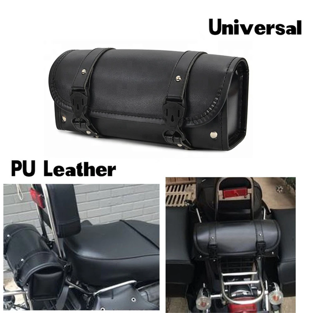 Motorbike Side Tool Tail Bag Black PU Leather Motorcycle Front Rear Fork Tool Bag Handlebar Bags Luggage Saddlebag Waterproof
Motorbike Side Tool Tail Bag Black PU Leather Motorcycle Front Rear Fork Tool Bag Handlebar Bags Luggage Saddlebag Waterproof