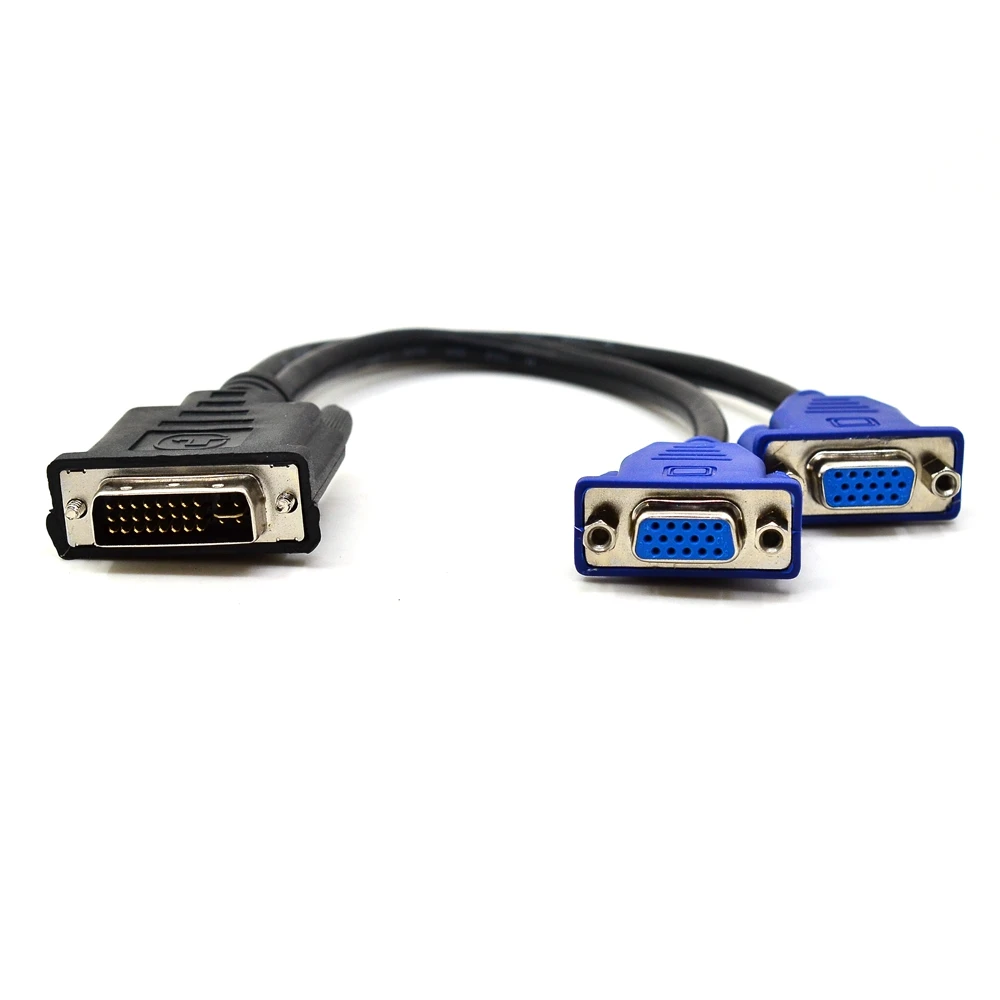 DVI-Male DVI-I к двойному VGA женскому монитору видео сплиттер кабель адаптера (только одна разделительная линия может использоваться одновременн...
DVI-Male DVI-I к двойному VGA женскому монитору видео сплиттер кабель адаптера (только одна разделительная линия может использоваться одновременн...
