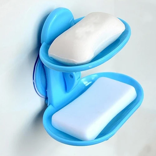 Bathroom Double Layers Strong Sucker Soapbox Soap Draining Holder Soap Dish Store
Bathroom Double Layers Strong Sucker Soapbox Soap Draining Holder Soap Dish Store