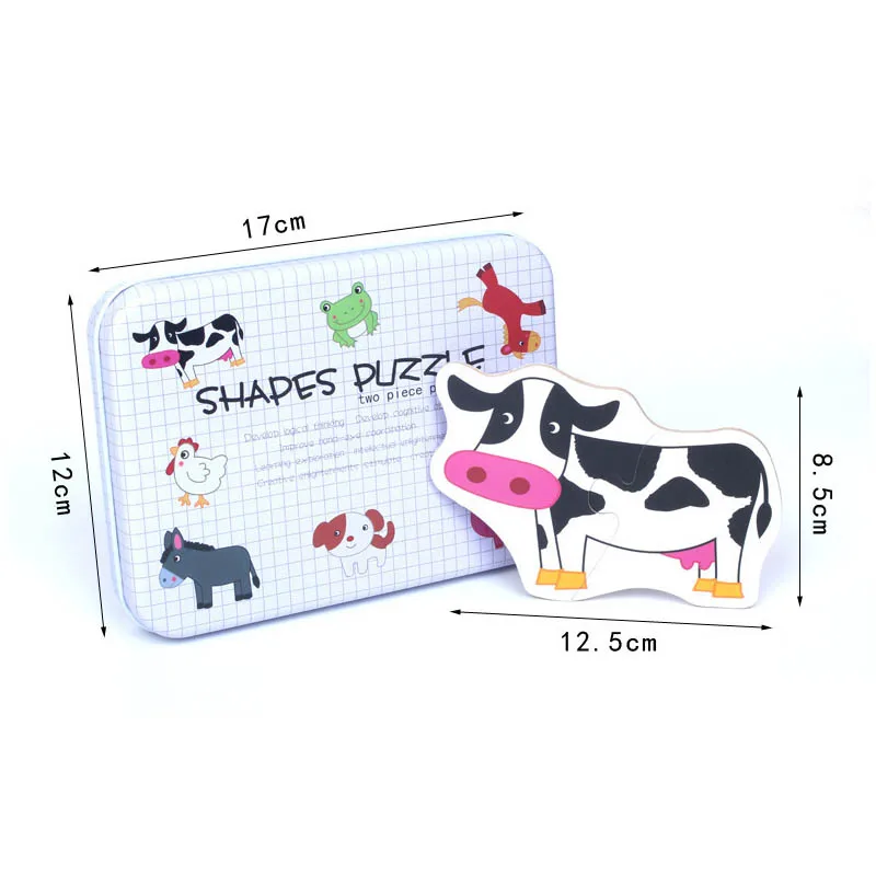 Baby Puzzle Toys Iron Box Infant Early Head Start Training Cognitive Card Vehicle/Fruit/Animal Set Pair Puzzle Educational Gift
Baby Puzzle Toys Iron Box Infant Early Head Start Training Cognitive Card Vehicle/Fruit/Animal Set Pair Puzzle Educational Gift