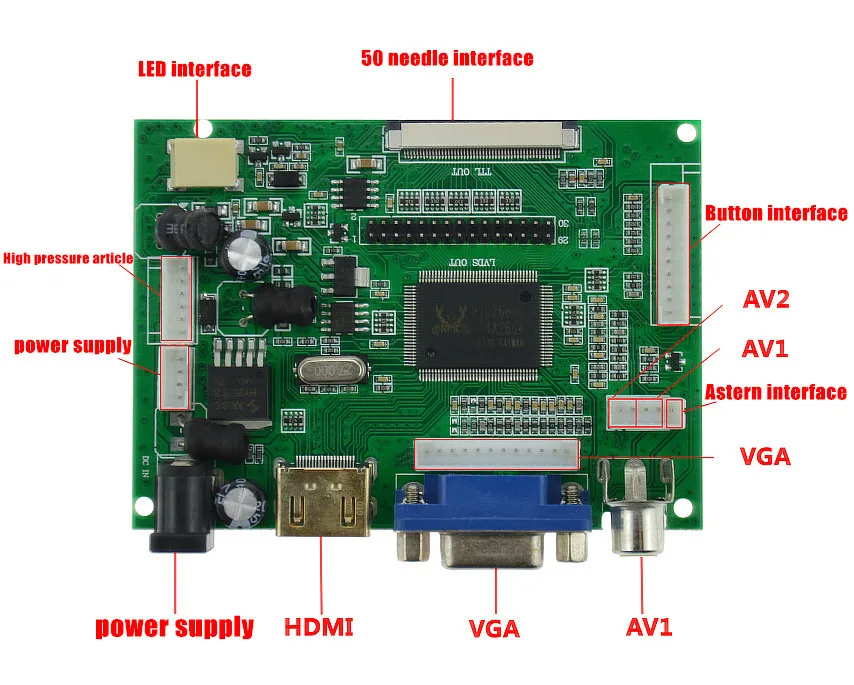 INNOLUX 7.0" Raspberry Pi LCD Touch Screen Display TFT Monitor For AT070TN92 with Touch screen Kit HDMI VGA Input Driver Board
INNOLUX 7.0" Raspberry Pi LCD Touch Screen Display TFT Monitor For AT070TN92 with Touch screen Kit HDMI VGA Input Driver Board