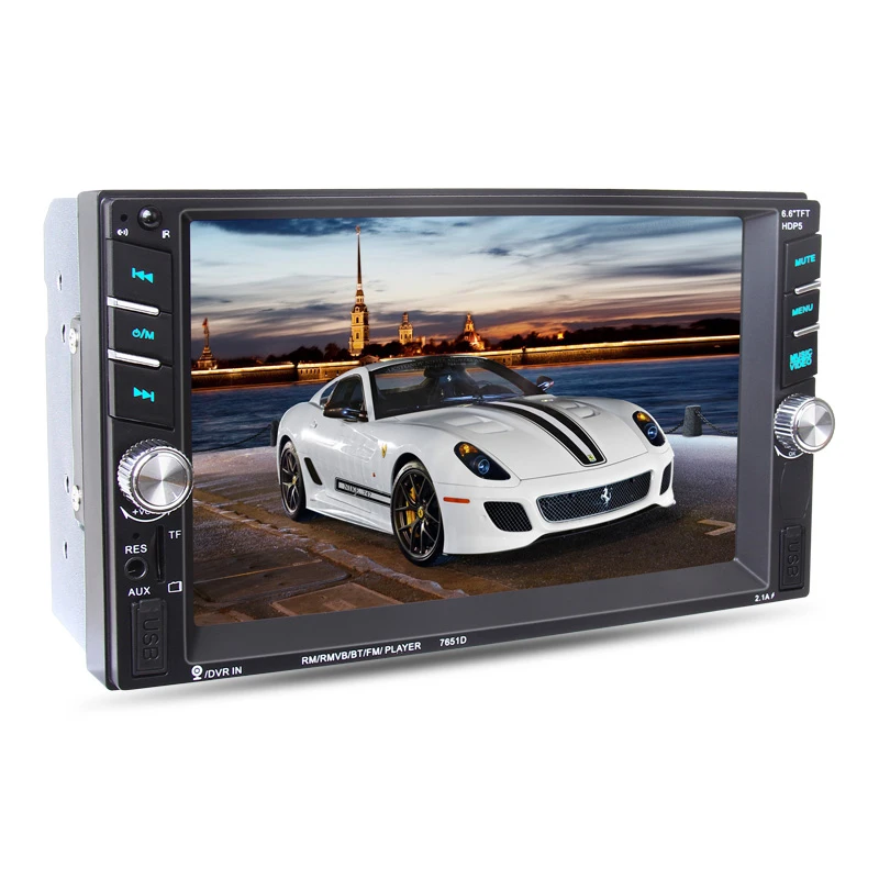 Новый 6 дюйма HD 2 Din MP5 MP4 плеер сенсорный экран автомобиля FM Радио стерео Bluetooth