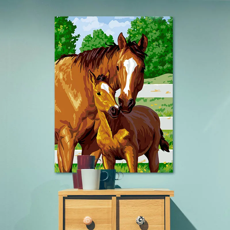 picture by numbers diy oil painting horse diy digital painting mother and son horses digital paint by numbers coloring by number
picture by numbers diy oil painting horse diy digital painting mother and son horses digital paint by numbers coloring by number
