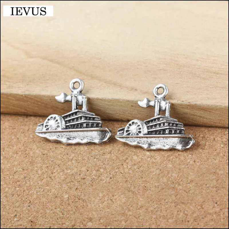 6Pieces/Lot 24*20mm antique Silver Plated steamship steamer charm diy handmade craft For Jewelry Making
6Pieces/Lot 24*20mm antique Silver Plated steamship steamer charm diy handmade craft For Jewelry Making
