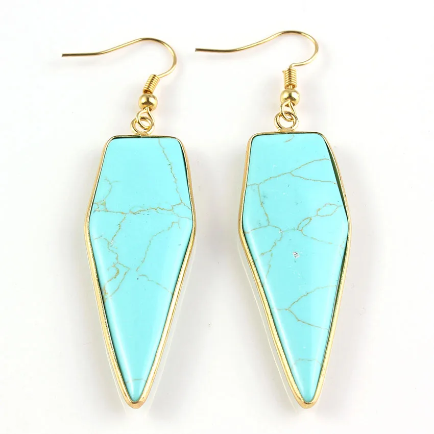 Trendy-beads Light Yellow Gold Color Green Turquoises Stone Geometric Shape Dangle Earrings For Women Designs Jewelry
Trendy-beads Light Yellow Gold Color Green Turquoises Stone Geometric Shape Dangle Earrings For Women Designs Jewelry