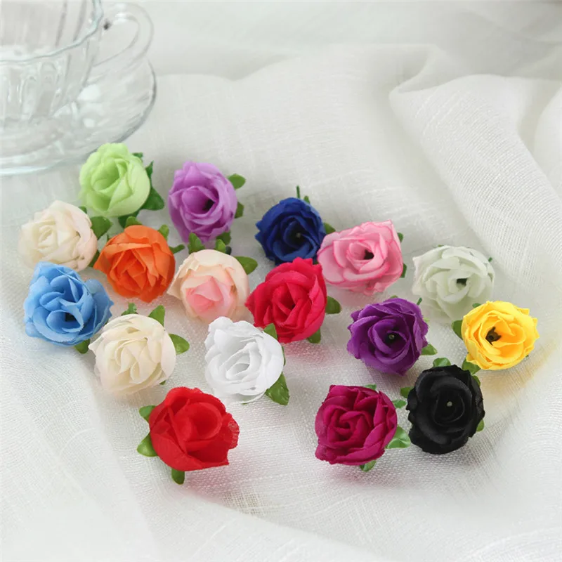 3CM 18Colors 100PCS Artificial Silk Tea Rose Flower Head Bud DIY Home Wedding Decoration Garland Hair Clip Accessories Props
3CM 18Colors 100PCS Artificial Silk Tea Rose Flower Head Bud DIY Home Wedding Decoration Garland Hair Clip Accessories Props