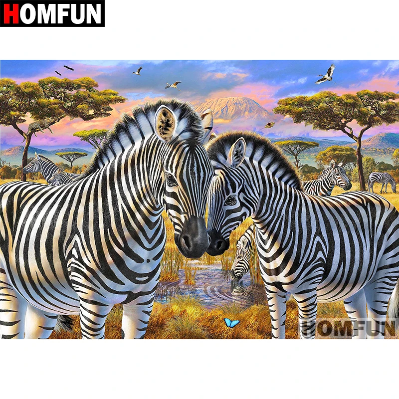 HOMFUN Full Square/Round Drill 5D DIY Diamond Painting "Animal zebra" Embroidery Cross Stitch 5D Home Decor Gift A07041
HOMFUN Full Square/Round Drill 5D DIY Diamond Painting "Animal zebra" Embroidery Cross Stitch 5D Home Decor Gift A07041