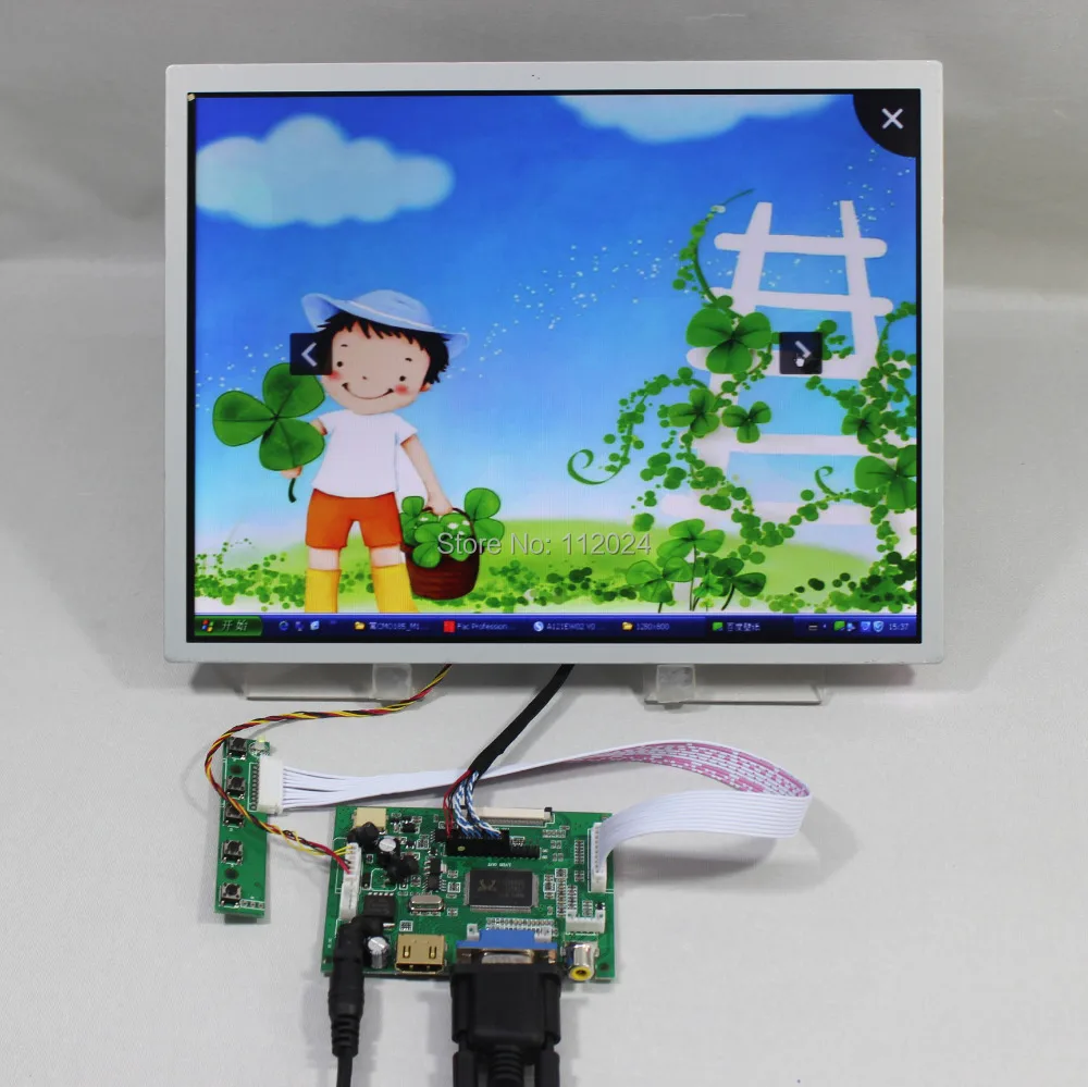 HD MI VGA 2AV lcd Controller board with 12.1inch LQ121S1LG73 800x600 industrial lcd panel
HD MI VGA 2AV lcd Controller board with 12.1inch LQ121S1LG73 800x600 industrial lcd panel