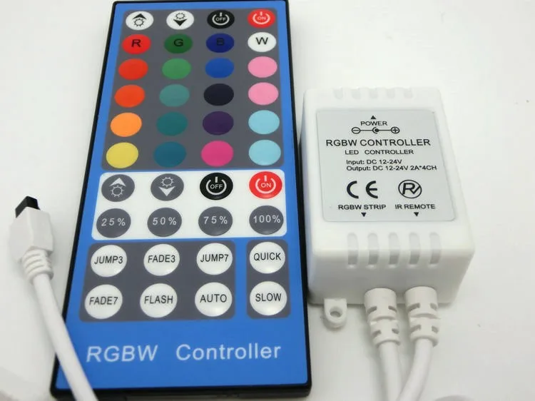 10pcs DC12V 40Key IR Remote RGBW Led Controller For SMD 3528 5050 RGB+White /warm White LED Flexiable Strip Lights
10pcs DC12V 40Key IR Remote RGBW Led Controller For SMD 3528 5050 RGB+White /warm White LED Flexiable Strip Lights