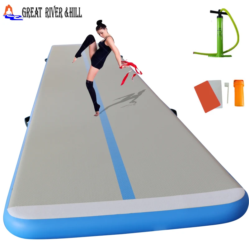 school use inflatable fitness mat size 16.4ftx3.3ftx4inch with free repair kit and hand pump
school use inflatable fitness mat size 16.4ftx3.3ftx4inch with free repair kit and hand pump