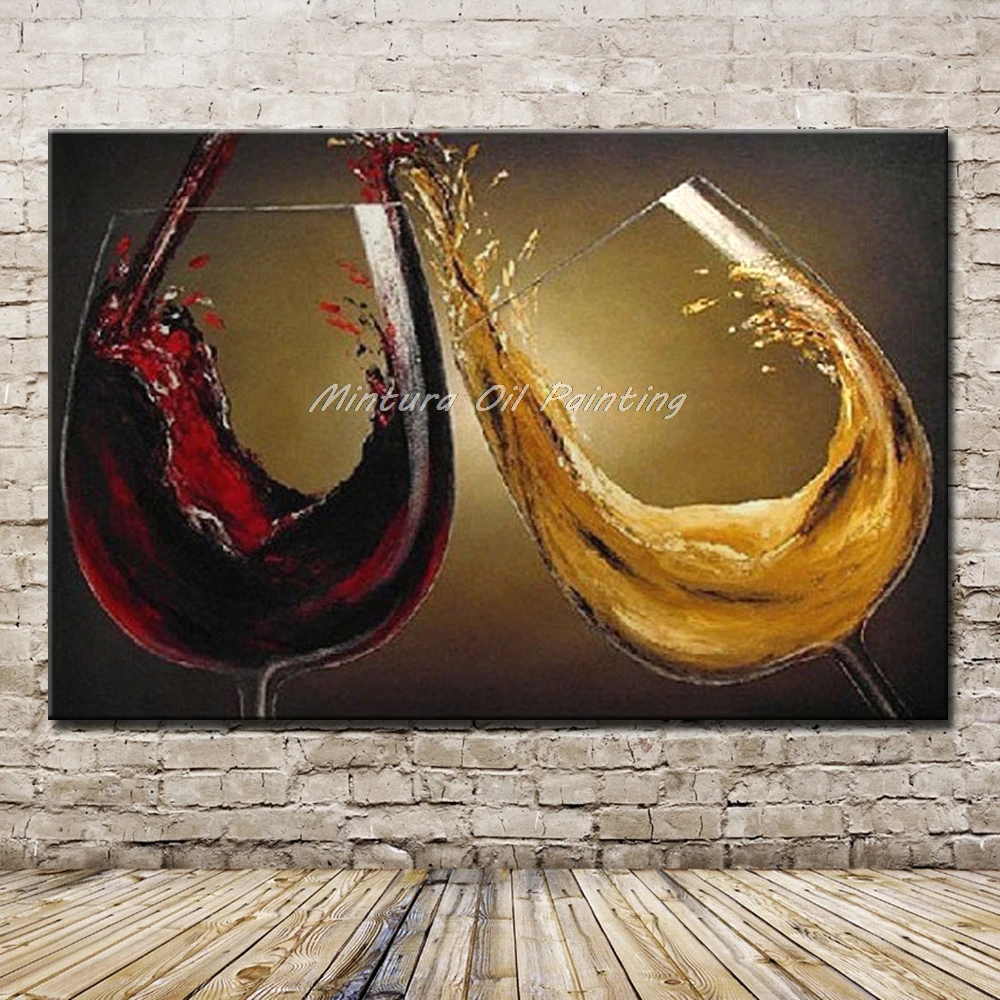 Mintura Art Hand Painted Abstract Red Wine Glass Oil Painting on Canvas For Living Room Wall Decoration Modern Wall Art Pictures
Mintura Art Hand Painted Abstract Red Wine Glass Oil Painting on Canvas For Living Room Wall Decoration Modern Wall Art Pictures