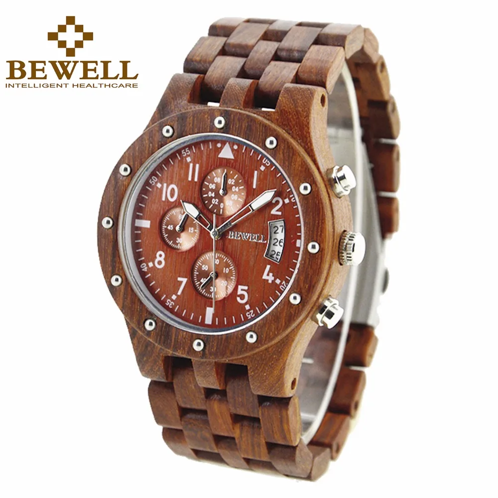 BEWELL Men's Wrist Watch Top Brand Luxury Wood Quartz Watches Clock saat Chronograph Relogio Masculino Dropship Supplier 109D
BEWELL Men's Wrist Watch Top Brand Luxury Wood Quartz Watches Clock saat Chronograph Relogio Masculino Dropship Supplier 109D