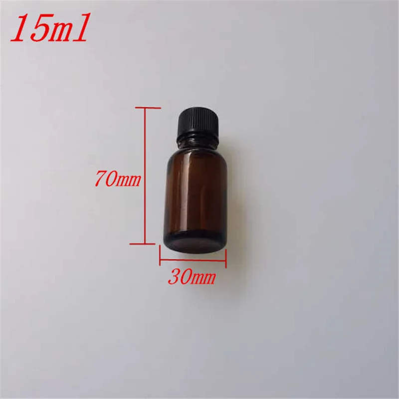 10 pcs 30x70 mm Brown Glass Essential Oil Bottles With Black Plastic Common Screw Cap DIY 15 ml Empty Sealed Containers
10 pcs 30x70 mm Brown Glass Essential Oil Bottles With Black Plastic Common Screw Cap DIY 15 ml Empty Sealed Containers