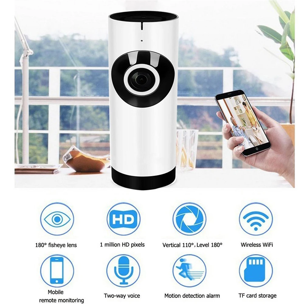 720P HD Wifi IP Camera Wireless Home Security Surveillance Camera IR-Cut Night Vision CCTV Camera 64GB Memory Card
720P HD Wifi IP Camera Wireless Home Security Surveillance Camera IR-Cut Night Vision CCTV Camera 64GB Memory Card