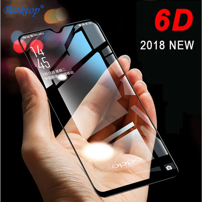 2 шт. закаленное стекло для OPPO R17 F9 pro Rx17 9D защита экрана HD полное покрытие краев