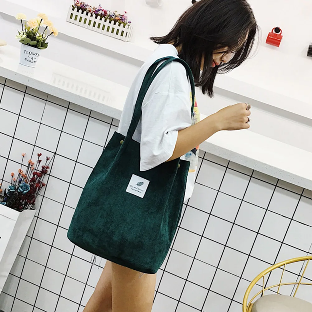 2020 Women Corduroy Shoulder Bag Reusable Foldable Shopping Bags Casual Tote Female Handbag
2020 Women Corduroy Shoulder Bag Reusable Foldable Shopping Bags Casual Tote Female Handbag