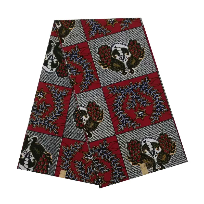 100% cotton 6yards/piece wax african woman breathable soft wax printed in fabric high quality bird design V-L 618
100% cotton 6yards/piece wax african woman breathable soft wax printed in fabric high quality bird design V-L 618