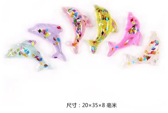 6 colors 100 pcs/lot flat back Glitter transparent dolphins resin jewelry accessories,Diy decoration materials 20*35mm
6 colors 100 pcs/lot flat back Glitter transparent dolphins resin jewelry accessories,Diy decoration materials 20*35mm