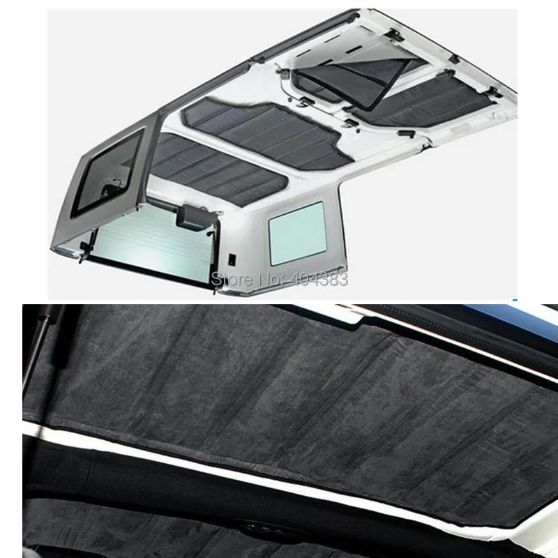 Good quality Car Accessories 4pcs Per Set Sound Deadener Hard Top Insulation Kit FoR Jeep Wrangler JK 4DOORS 2012 Up
Good quality Car Accessories 4pcs Per Set Sound Deadener Hard Top Insulation Kit FoR Jeep Wrangler JK 4DOORS 2012 Up