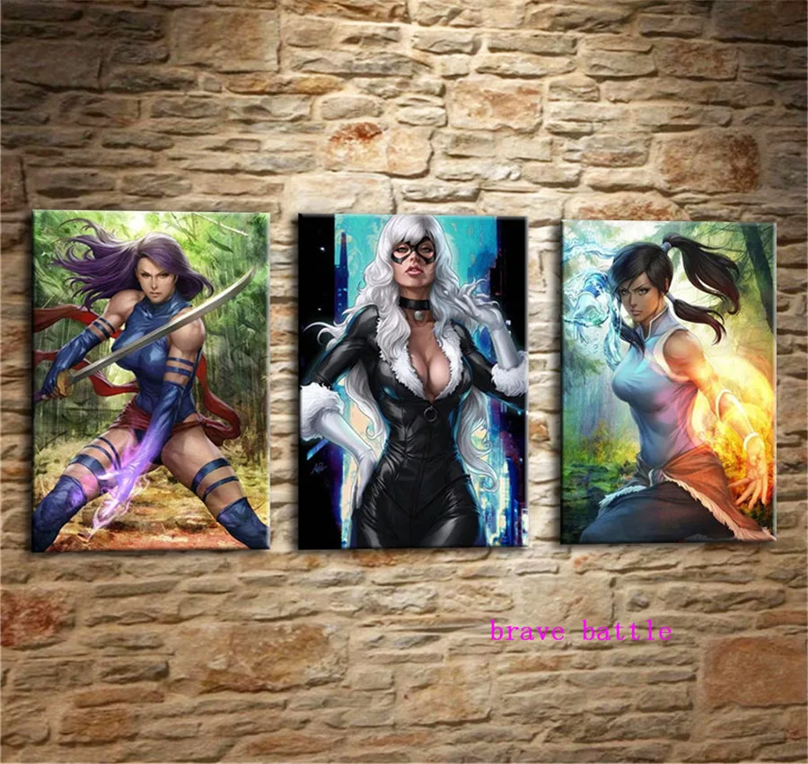 Amazing Superhero Girls Cartoon Girl 3 Pieces Canvas Painting Print Living Room Home Decor Modern Wall Art Oil Painting
Amazing Superhero Girls Cartoon Girl 3 Pieces Canvas Painting Print Living Room Home Decor Modern Wall Art Oil Painting