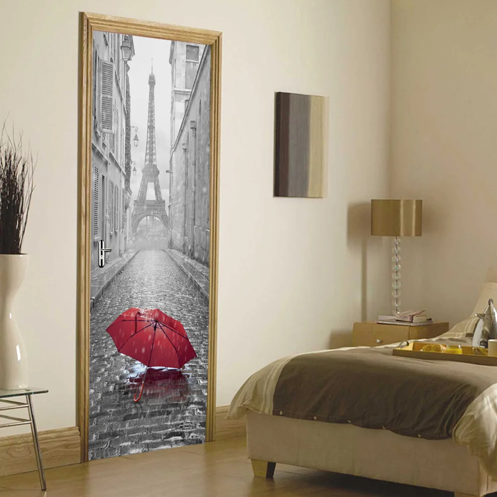 Door Stickers Home Decor Sticker 3d Rainy Umbrella Theme 77x200cm Mural Decal Bedroom Decoration Wall Sticker
Door Stickers Home Decor Sticker 3d Rainy Umbrella Theme 77x200cm Mural Decal Bedroom Decoration Wall Sticker