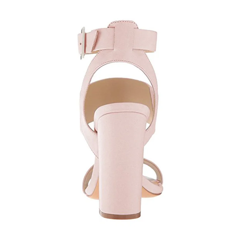 FSJ Women Ankle Strap Buckle Sandals Open Toe Slingback colorful Chunky High Heels Pink White Famous Brand Summer Size 11 12 13
FSJ Women Ankle Strap Buckle Sandals Open Toe Slingback colorful Chunky High Heels Pink White Famous Brand Summer Size 11 12 13