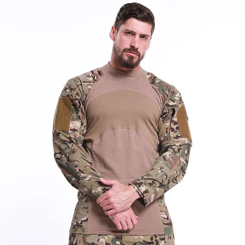Male Military Tactical T Shirt Soldier Uniform Combat Combat Tactical Shirt Men Airsoft Force Multicam Camo Long Sleeve T Shirts
Male Military Tactical T Shirt Soldier Uniform Combat Combat Tactical Shirt Men Airsoft Force Multicam Camo Long Sleeve T Shirts