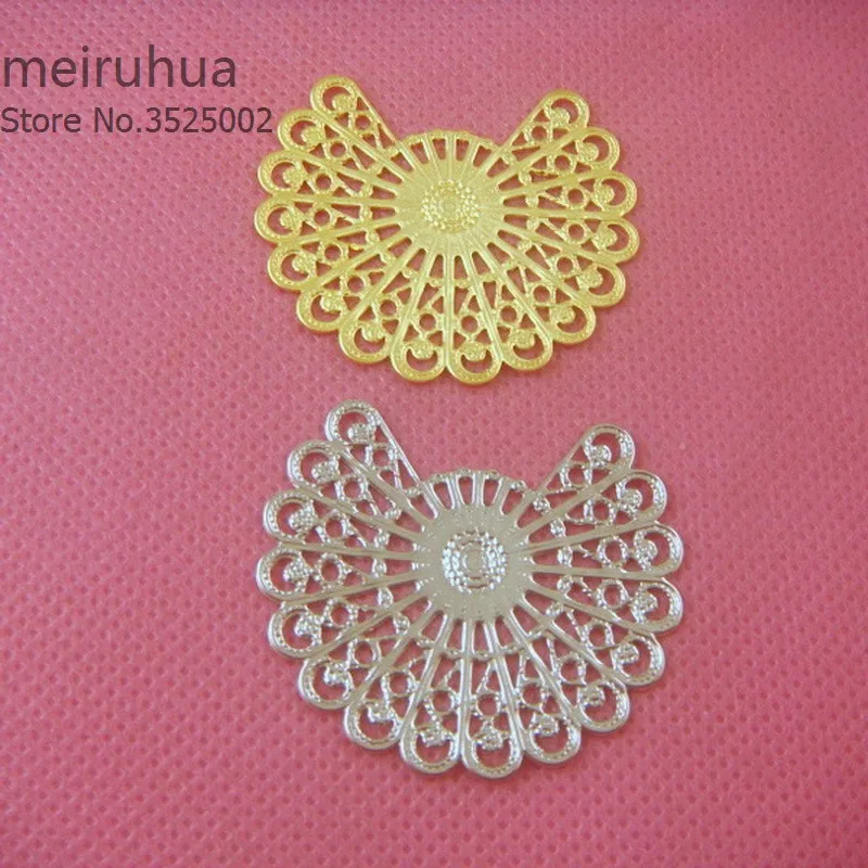 10 pcs / lot Primitive copper color Decoration box Filigree flower Slice Charms base Setting Jewelry DIY Components Findings
10 pcs / lot Primitive copper color Decoration box Filigree flower Slice Charms base Setting Jewelry DIY Components Findings