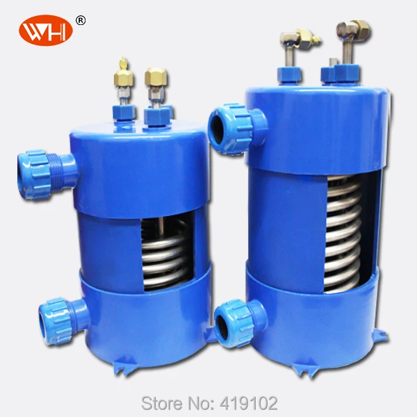 2 шт. WHC 2.0DYW ПВХ титановый теплообменник аквариум чиллер|chiller|chiller heat exchangerchiller aquarium