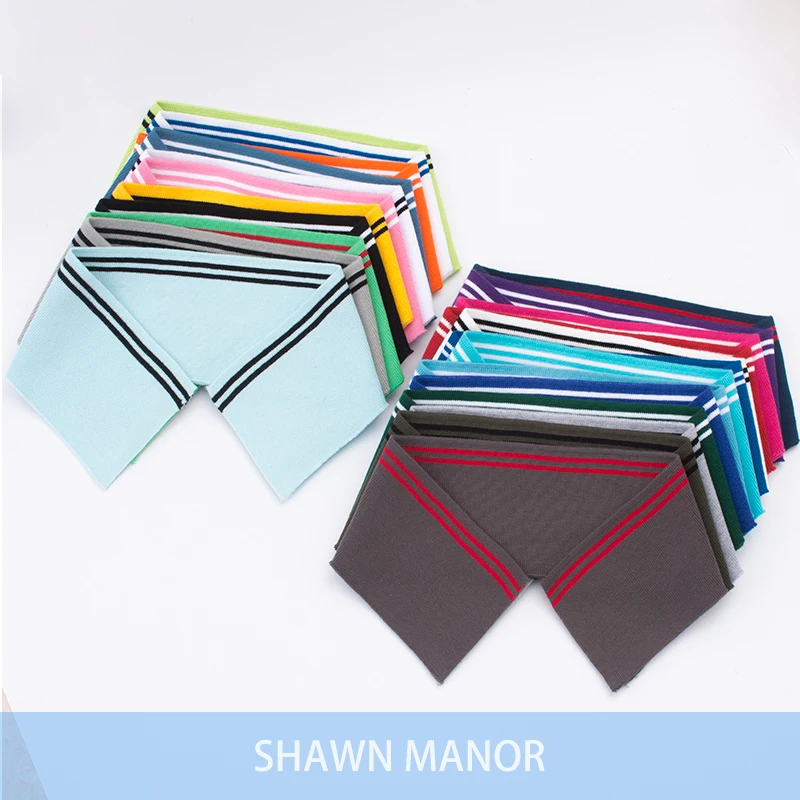 2PCS 43*8CM Thin Rib Knit Fabric Stripe Cotton Stretch Fabric For DIY Trimming Collar Of T-shirt Baseball Clothes 23 Colors
2PCS 43*8CM Thin Rib Knit Fabric Stripe Cotton Stretch Fabric For DIY Trimming Collar Of T-shirt Baseball Clothes 23 Colors