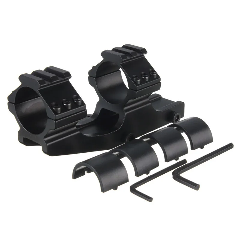Quick Release ScopE-mount 25/30mm Dual Ring Cantilever Heavy Duty Rail 20mm Weaver Base for Hunting Riflescope/Flashlight
Quick Release ScopE-mount 25/30mm Dual Ring Cantilever Heavy Duty Rail 20mm Weaver Base for Hunting Riflescope/Flashlight