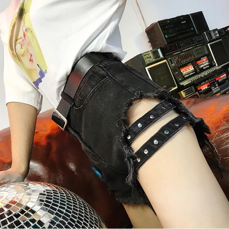 2019 Ripped Holes Jeans Shorts Street Wear High Waisted Fringe Denim Hot Shorts Summer Sexy Shorts femme plus size XL
2019 Ripped Holes Jeans Shorts Street Wear High Waisted Fringe Denim Hot Shorts Summer Sexy Shorts femme plus size XL