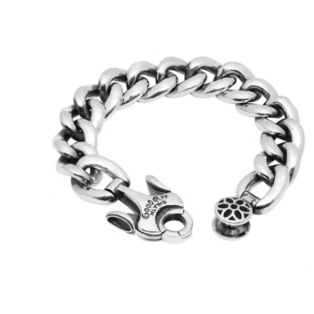 Jade Angel 925 Sterling Silver Chain Link Men Bracelet Christmas Gifts Birthday Gifts Father's Day Gifts Thanksgiving Gifts
Jade Angel 925 Sterling Silver Chain Link Men Bracelet Christmas Gifts Birthday Gifts Father's Day Gifts Thanksgiving Gifts